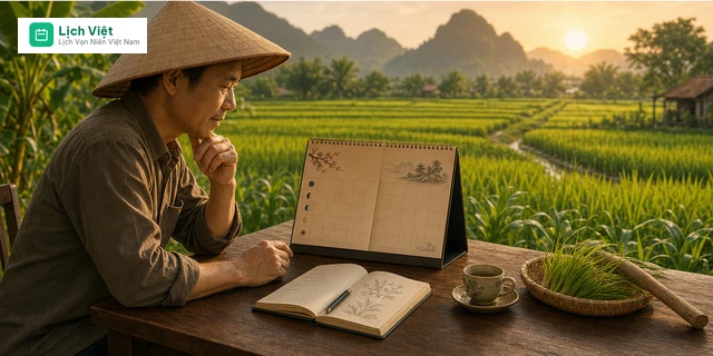 Ứng dụng 24 tiết khí trong năm trong đời sống gia đình Việt