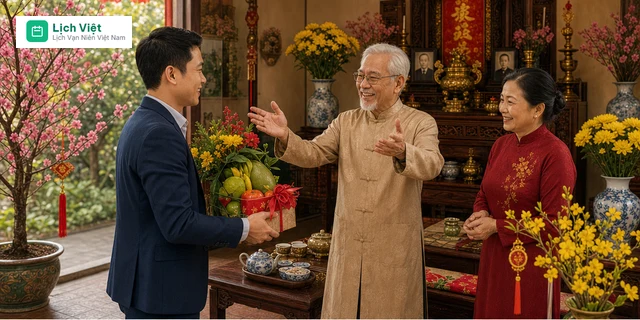 Xông đất đầu năm là gì? Ý nghĩa và cách chọn người xông đất