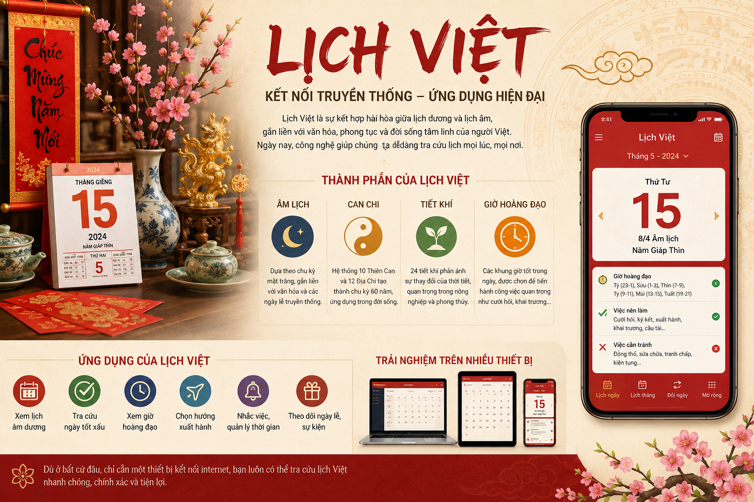 Lịch Việt – Giá Trị Văn Hóa, Ý Nghĩa Tâm Linh