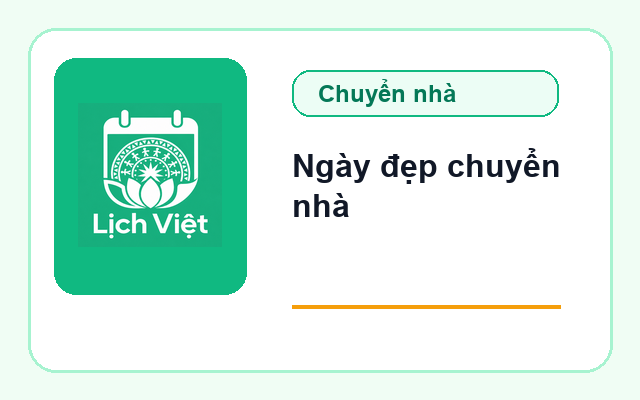 Ngày đẹp chuyển nhà: Cách chọn ngày nhập trạch an tâm