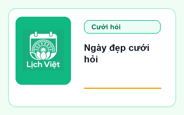 Ngày đẹp cưới hỏi: Cách chọn ngày lành cho hôn lễ trọn vẹn